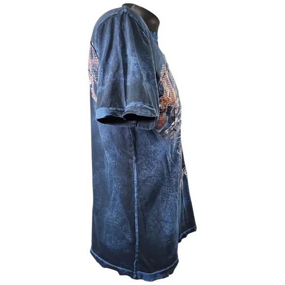 Affliction American Customs Live Fast graphic tee - Picture 4 of 6